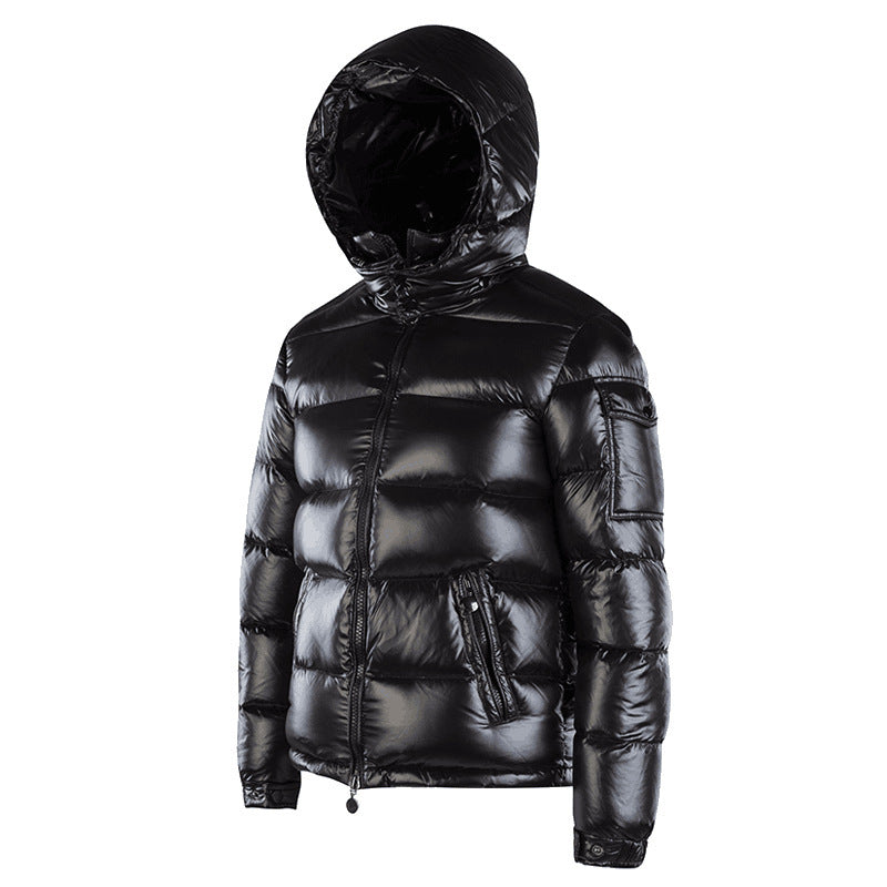 Warm Bright White Duck Down Jacket For Men