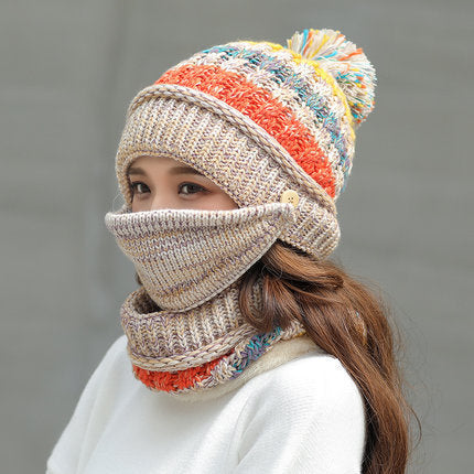 Korean Winter Knitted Hat For Women