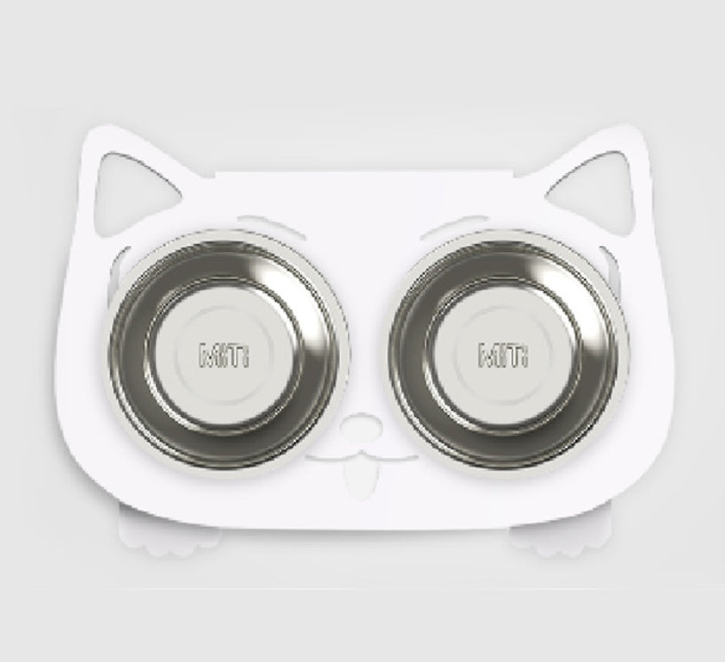 Anti-Falling Cat And Dog Feeding Water Bowl - With Stable Base