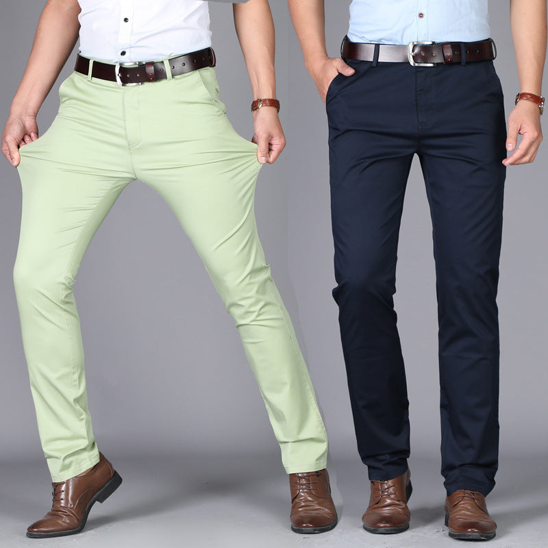 Men's Elastic Straight Casual Pants