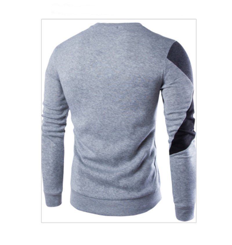 Men's Printed Casual O-Neck Slim Cotton Knitted Sweaters - Pullovers Brand Clothing For Men