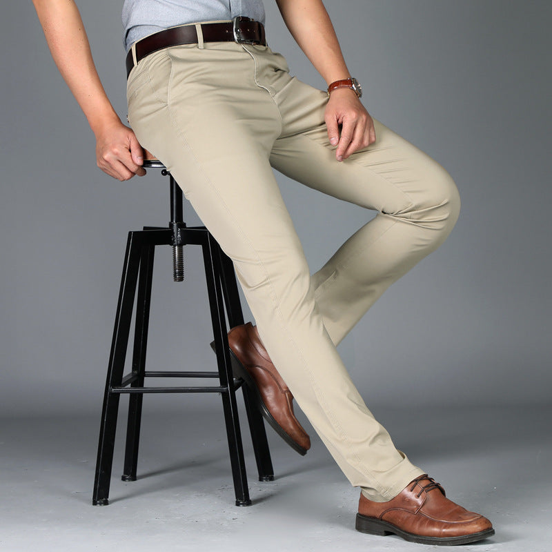Men's Elastic Straight Casual Pants