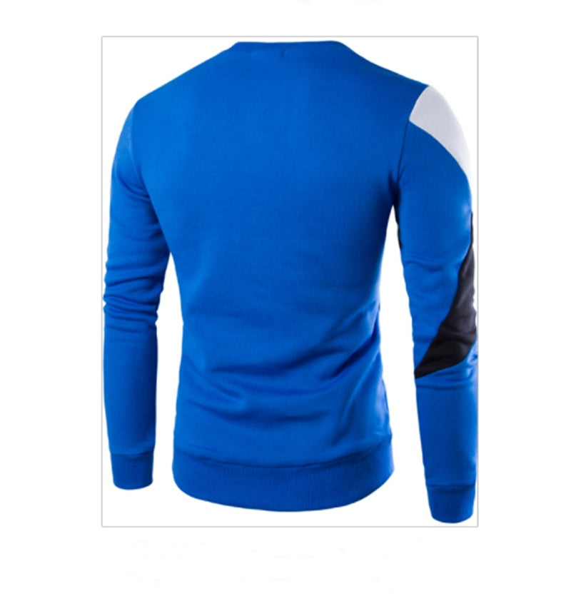 Men's Printed Casual O-Neck Slim Cotton Knitted Sweaters - Pullovers Brand Clothing For Men