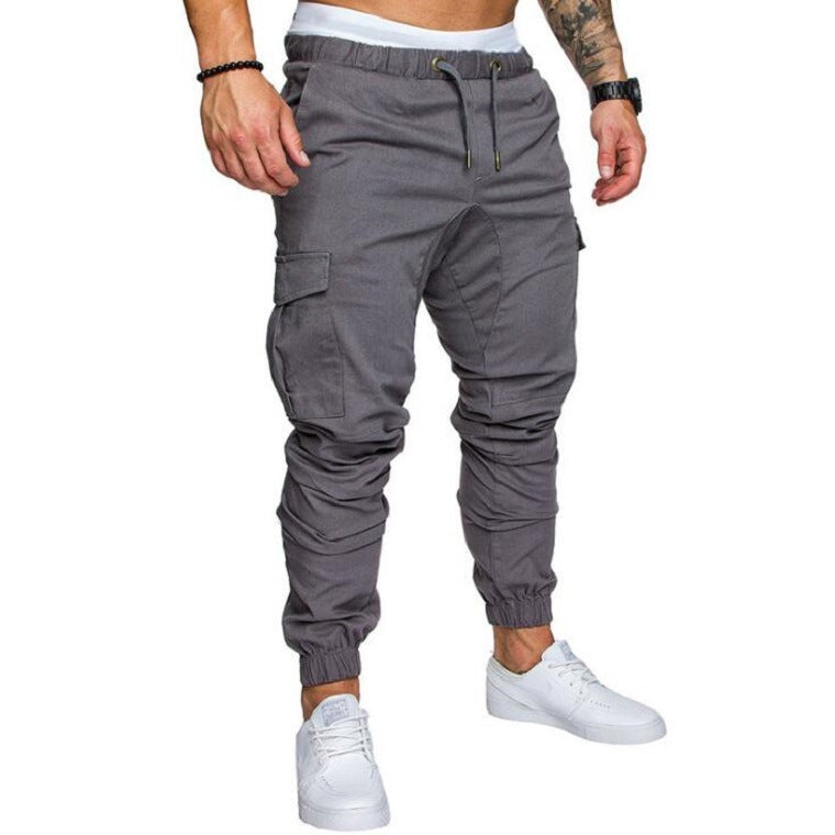 Men's Woven Fabric Casual Drawstring Pants