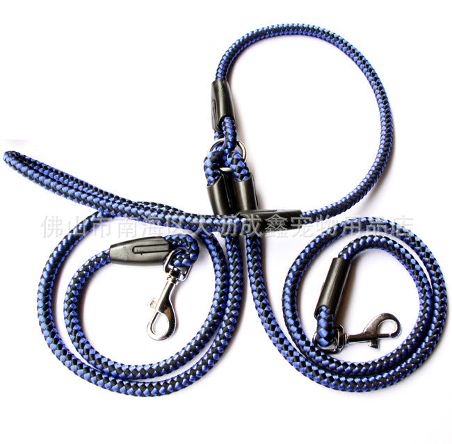 Double-Ended Traction Rope For Walking The Dog - Double Dog Collar Leash