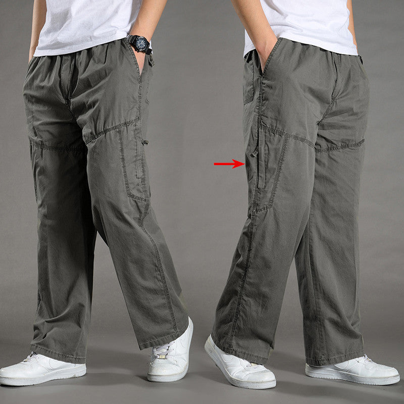 Men's Thin Loose Oversized Cargo Pants