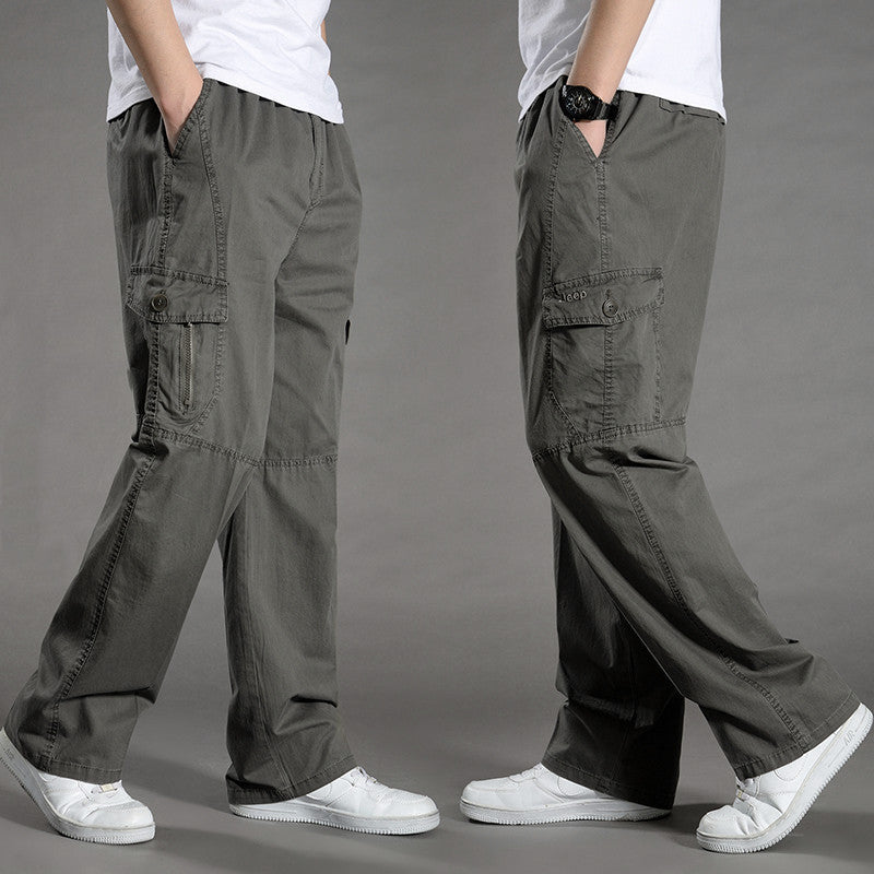Men's Thin Loose Oversized Cargo Pants