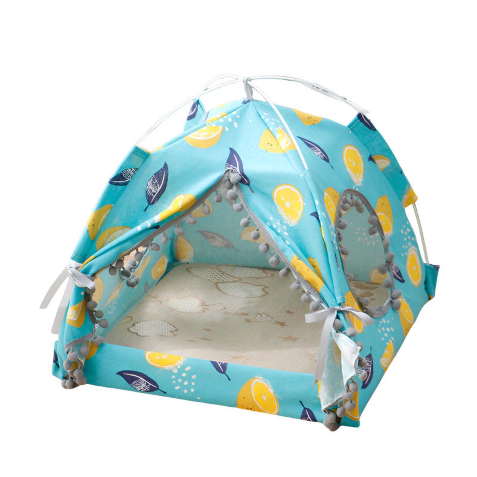 Cat Tent House With Enclosed Pet Bed