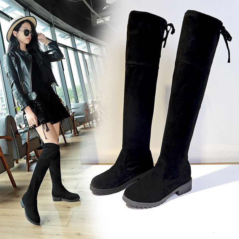 Women's Thick Heel Over-The-Knee Boots