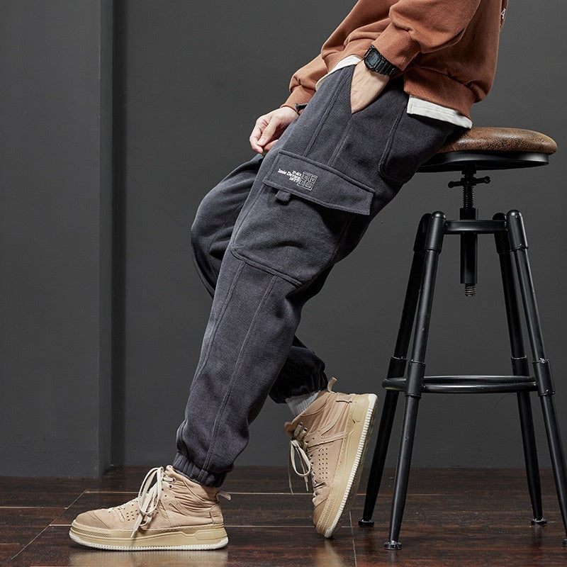 Men's Ankle-Tied Trousers - Sports Pants