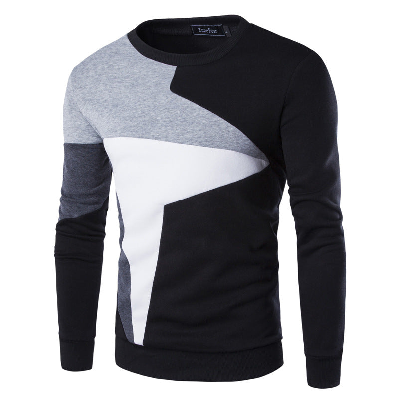Men's Printed Casual O-Neck Slim Cotton Knitted Sweaters - Pullovers Brand Clothing For Men