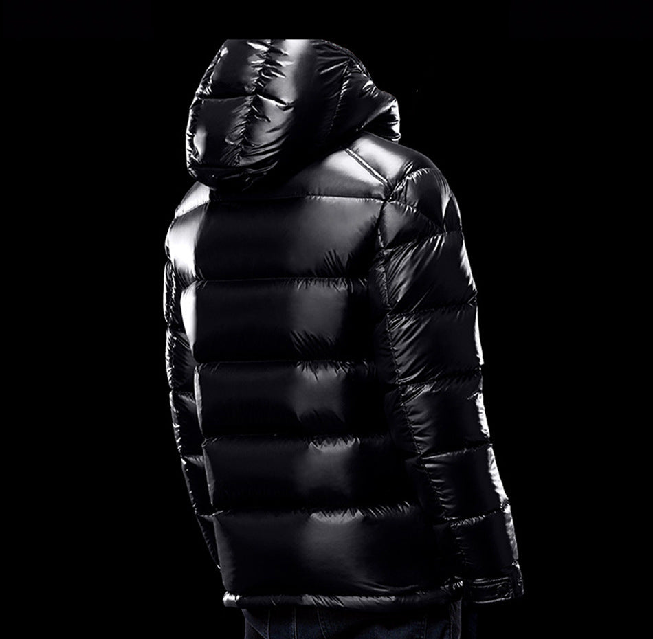 Warm Bright White Duck Down Jacket For Men