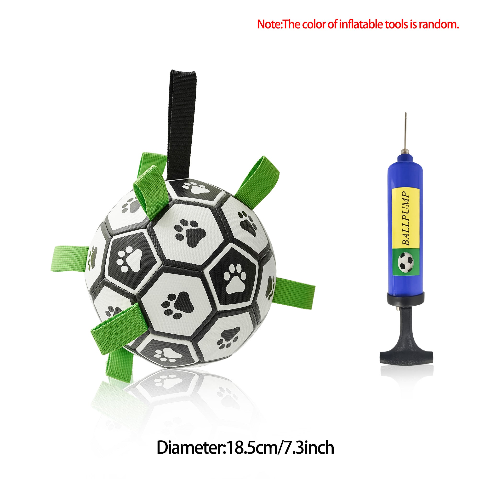 Interactive Football and Training Toy For Dogs - Inflated Outdoor Border Collie Balls For Large Dogs