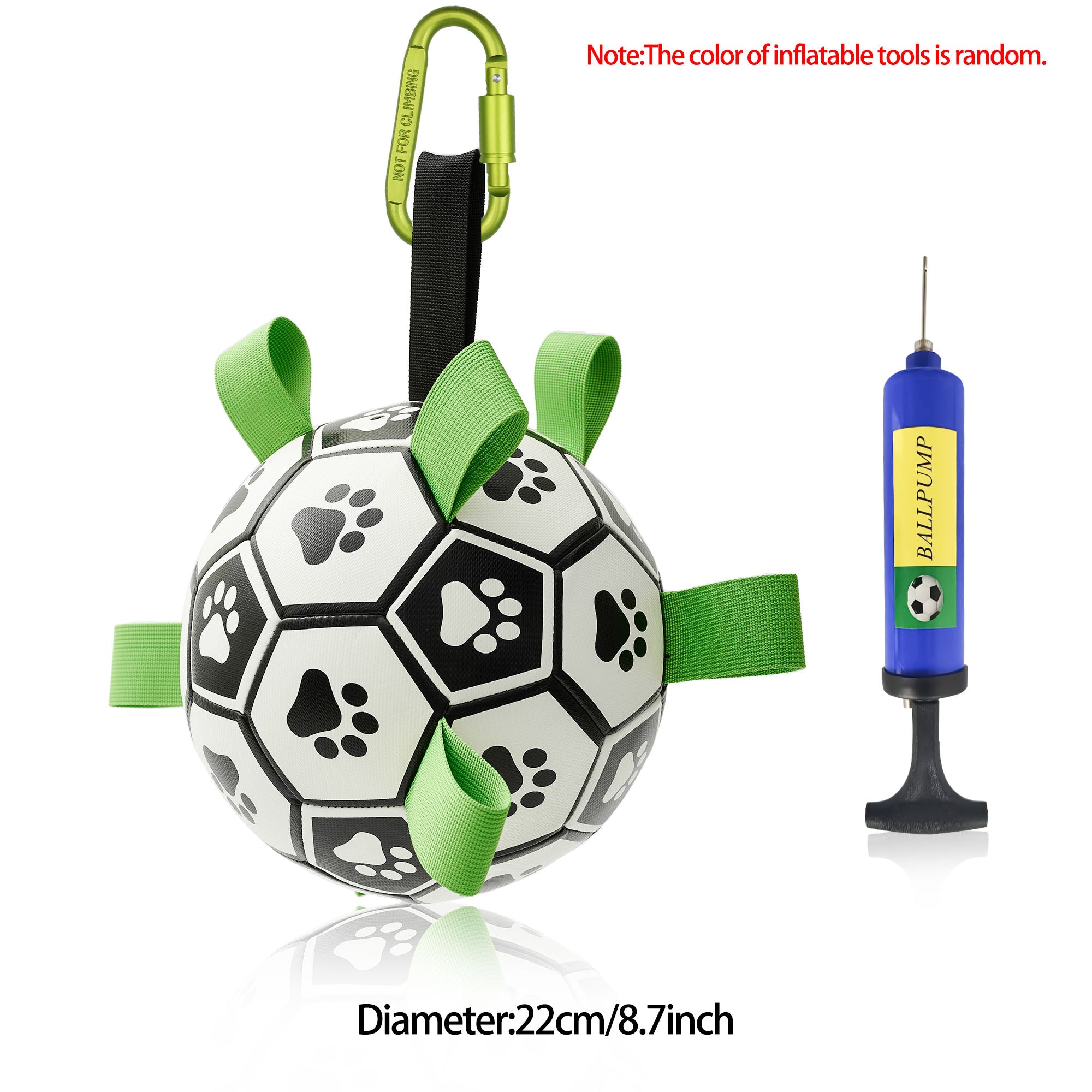 Interactive Football and Training Toy For Dogs - Inflated Outdoor Border Collie Balls For Large Dogs