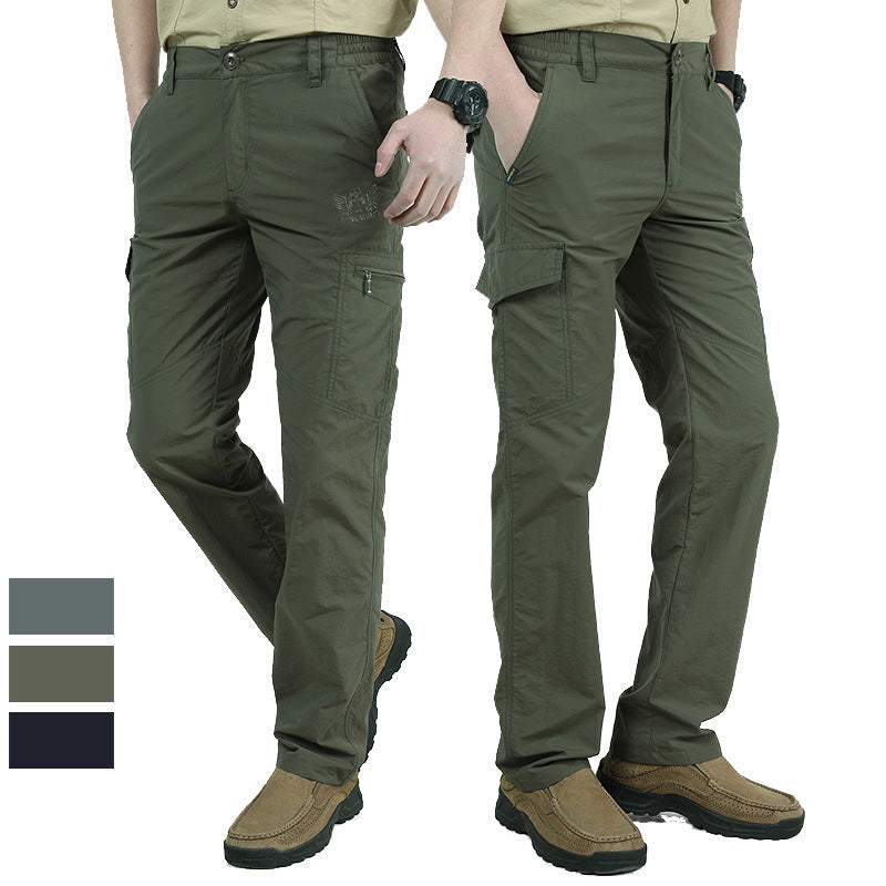 Men's Plus Size Loose Cargo Pants