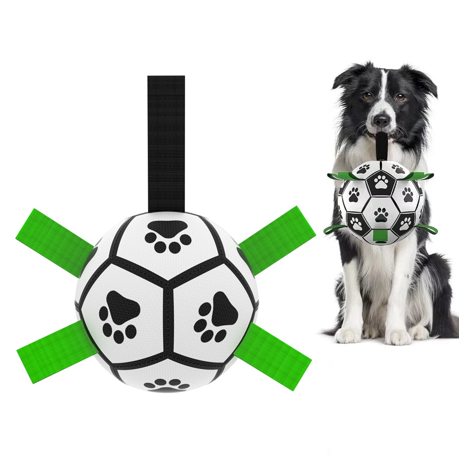 Interactive Football and Training Toy For Dogs - Inflated Outdoor Border Collie Balls For Large Dogs