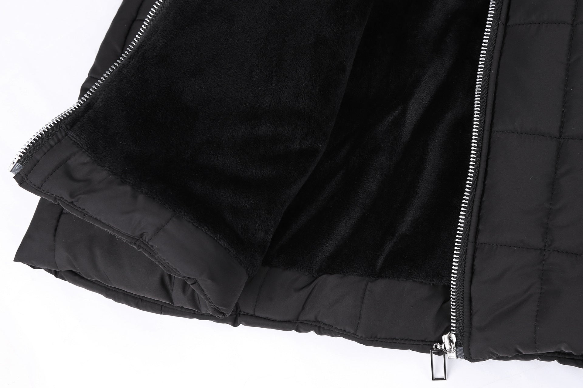 Hooded Long-Sleeved Warm and Velvet Cotton Jacket For Women