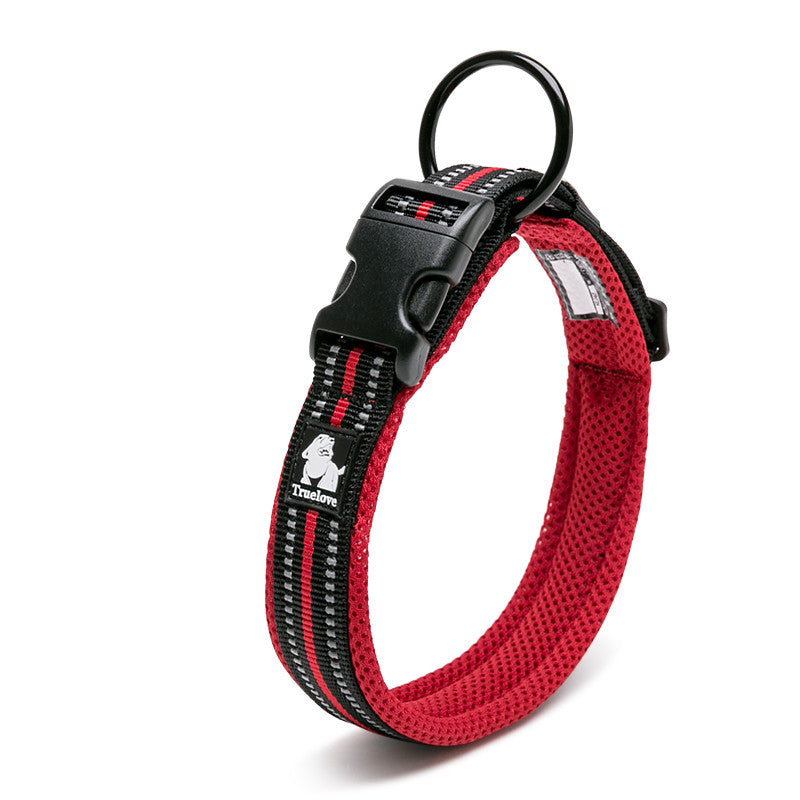 Anti Strangulation Medium Teddy Pet Collar Leash With soft Buckle - Durable Pet Necklace