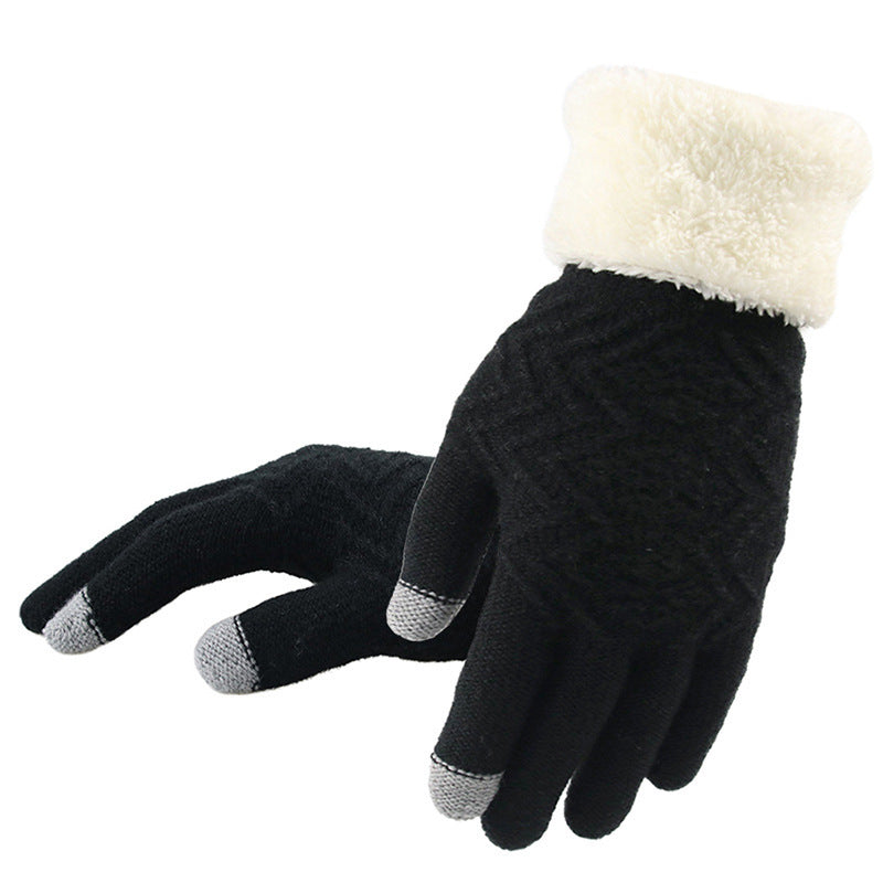 Winter Knitted Gloves For Women