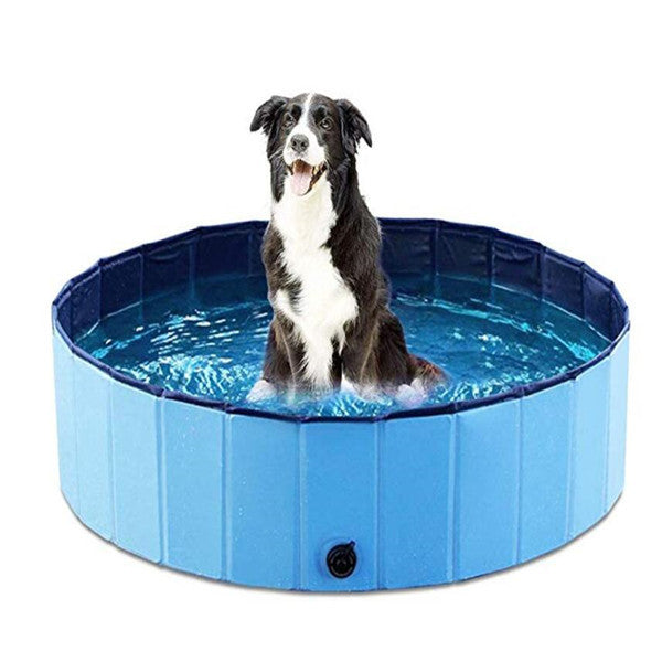 Foldable Pet Swimming Pool For Pet Bath - Also Suitable For Large Dogs
