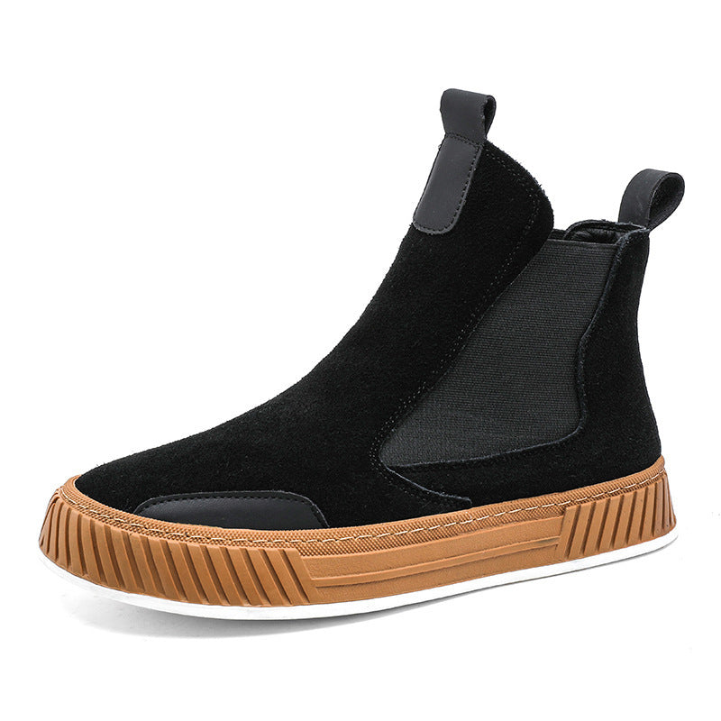 Men's Thick Bottom Work Shoes - Youth Booties