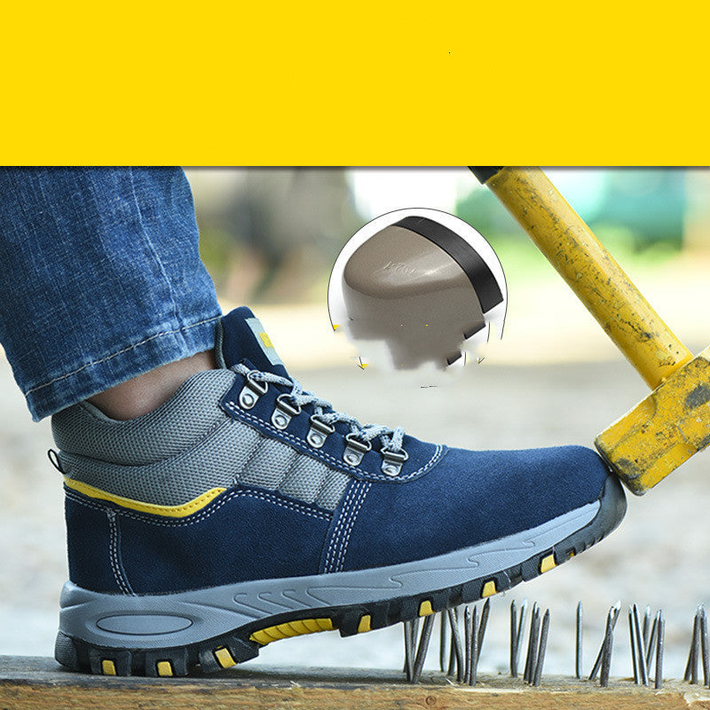 Non-Slip Wear-Resistant and Breathable Safety Work Shoe With Steel Toe Cap - Unisex
