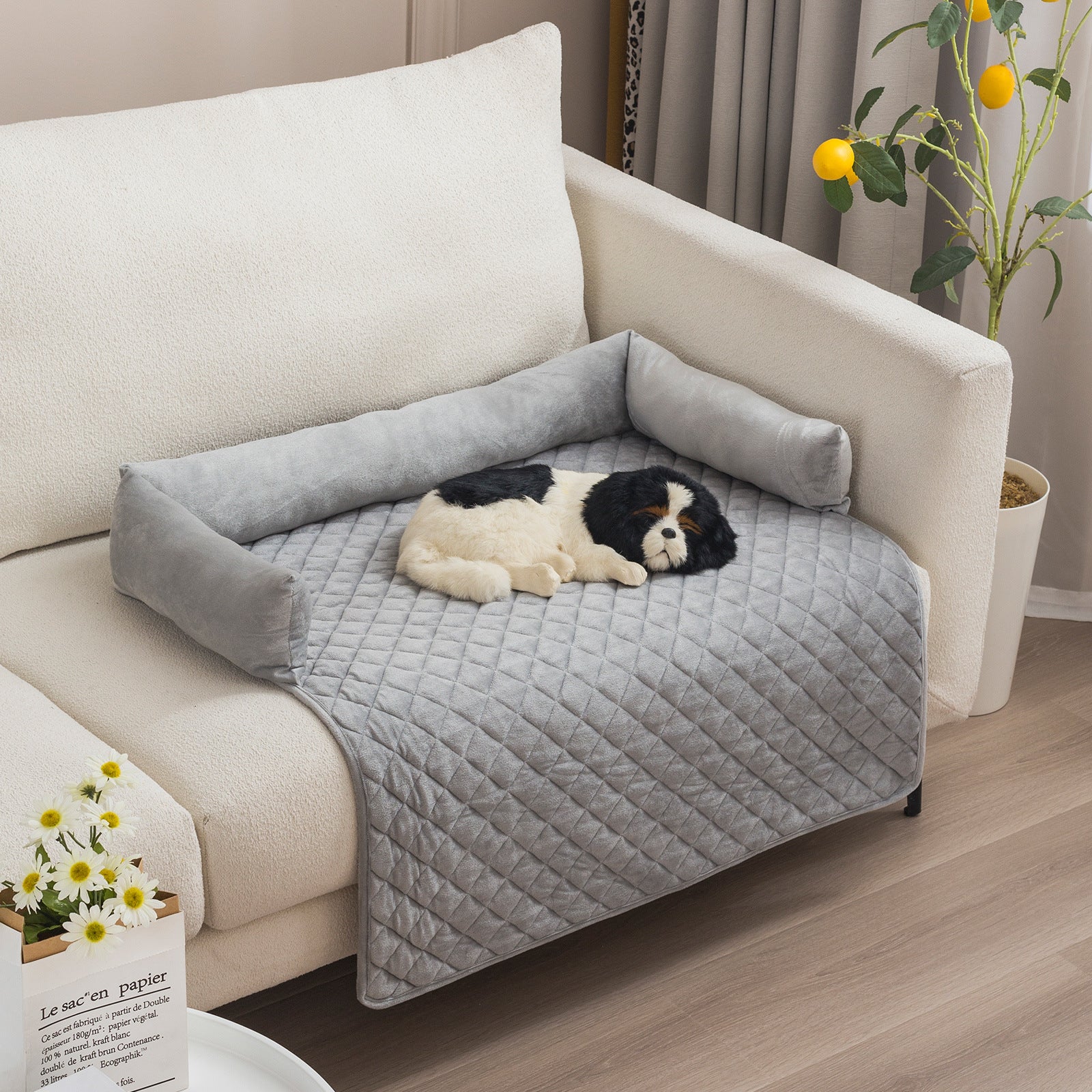 Pet Sofa Cushion Warm Bed For Large Dogs - Cat Mat Also Suitable As Sofa Protector