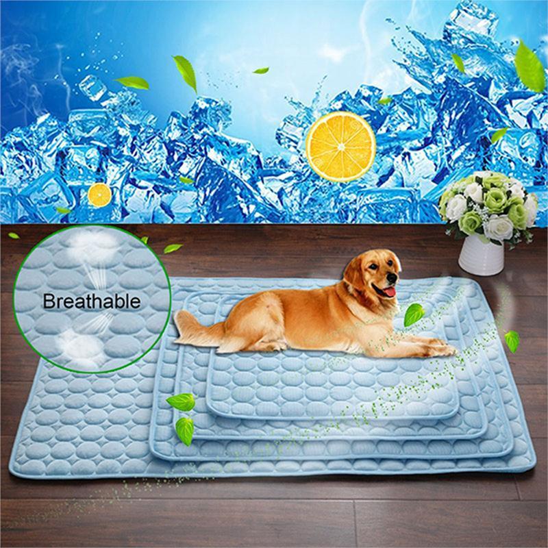 Pet Ice Silk Cold Nest Pad For Cooling In Summer - Suitable for Dogs And Cats
