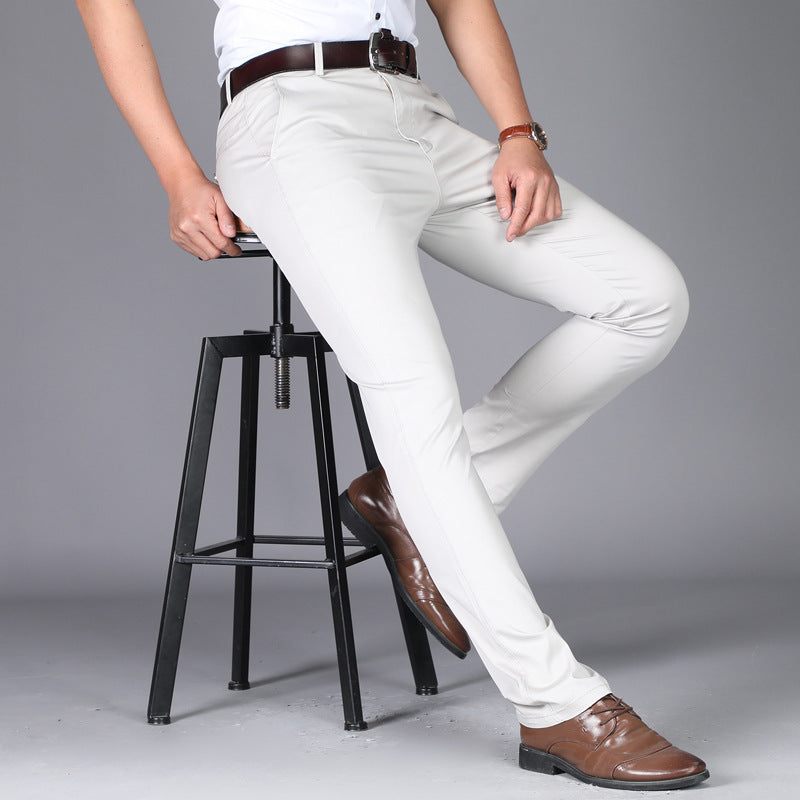 Men's Elastic Straight Casual Pants