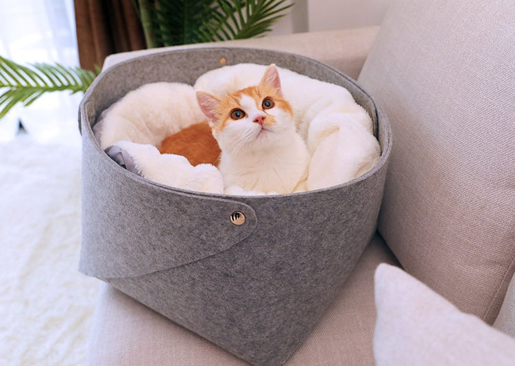 Pet Bed For Cats With Detachable Nest