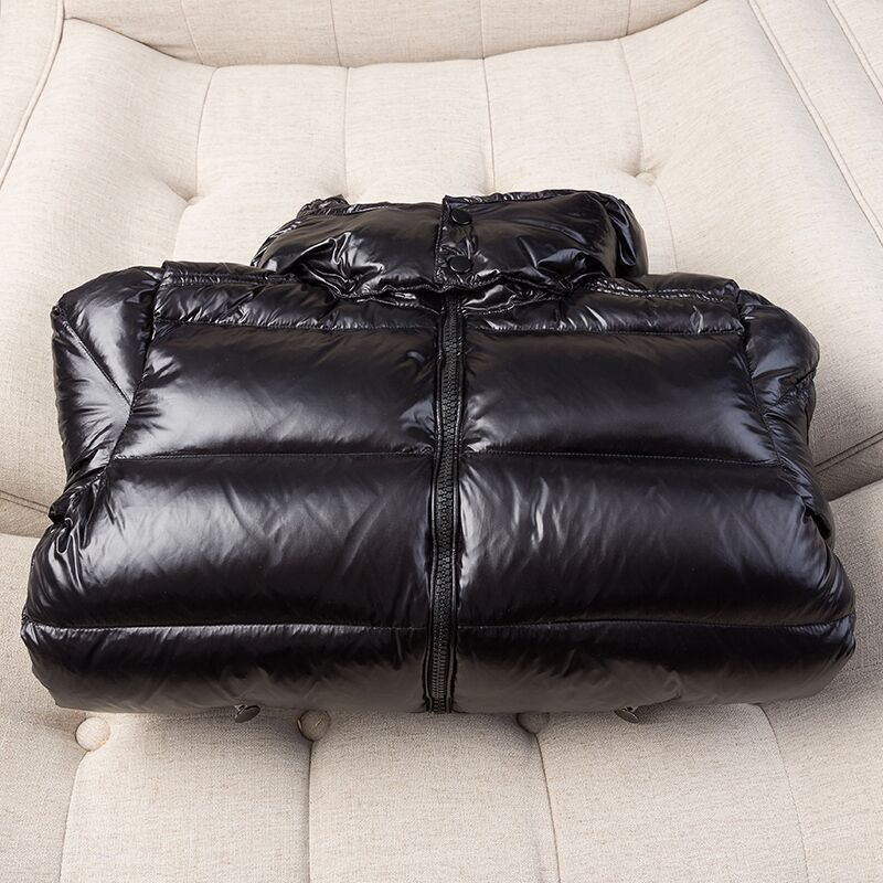 Warm Bright White Duck Down Jacket For Men