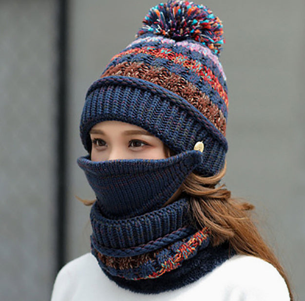 Korean Winter Knitted Hat For Women