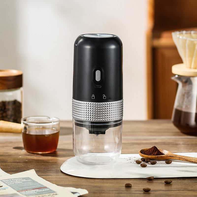 Electric Ceramic Coffee Grinder With USB Charging - Portable Outdoor Coffee Grinder