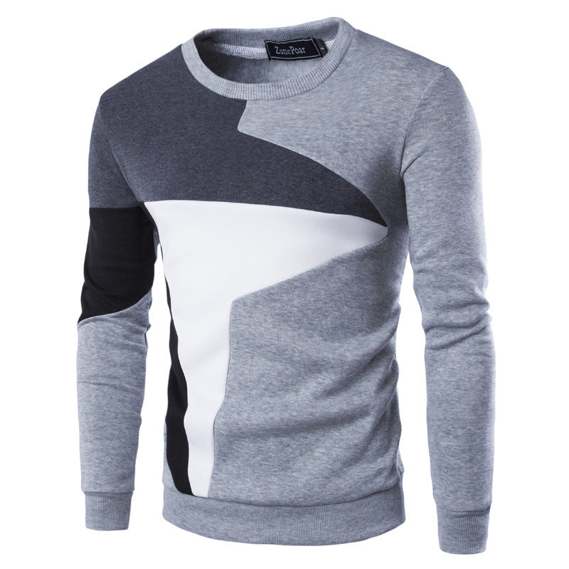 Men's Printed Casual O-Neck Slim Cotton Knitted Sweaters - Pullovers Brand Clothing For Men