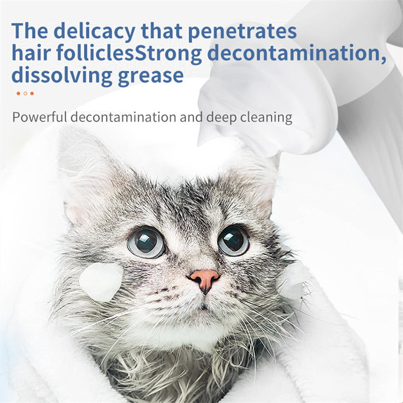 Automatic Foaming Dog And Cat Bath Brush With Soap Dispenser - Dog Shampoo Electric And Massage Brush