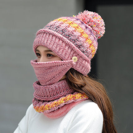Korean Winter Knitted Hat For Women