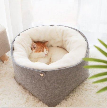 Pet Bed For Cats With Detachable Nest