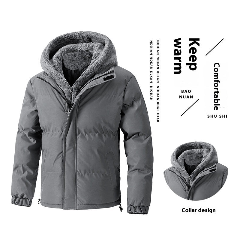 Men's Two Pieces Loose Padded Coat