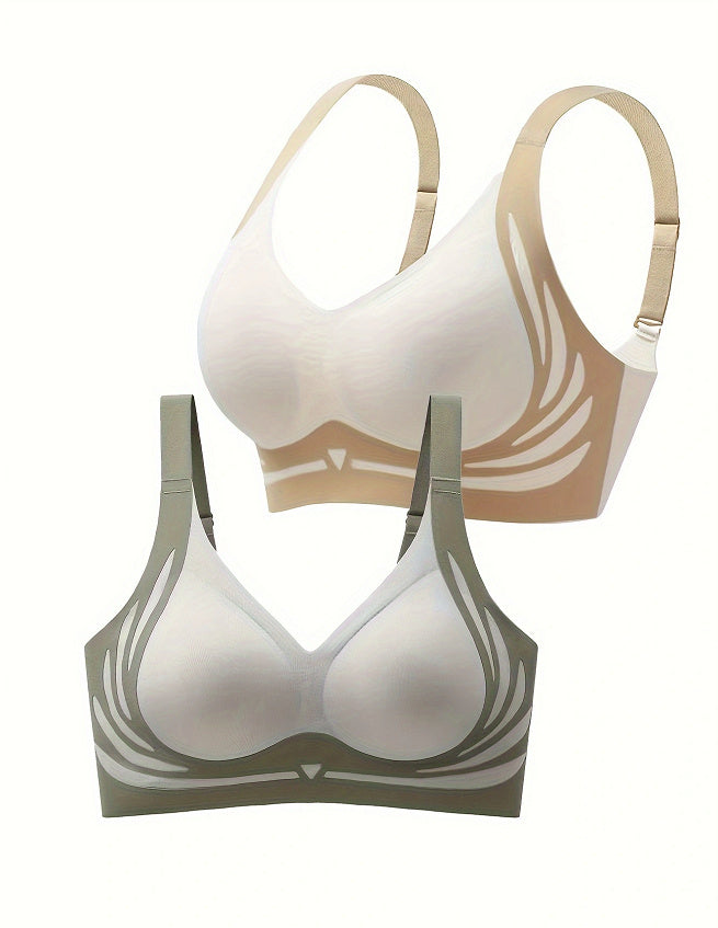 Anti-Sagging Running Shock-Proof Sports Fixed Cup Bra