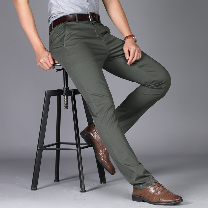 Men's Elastic Straight Casual Pants