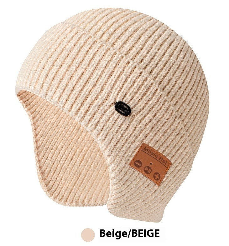 Thickened Bluetooth Knitted Cap For Women