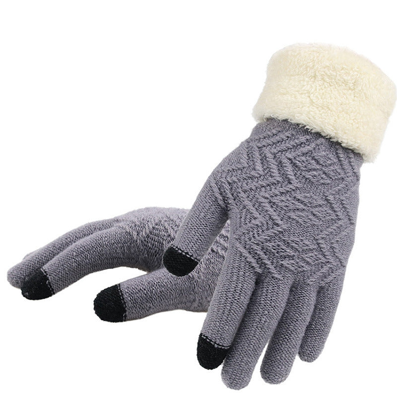 Winter Knitted Gloves For Women