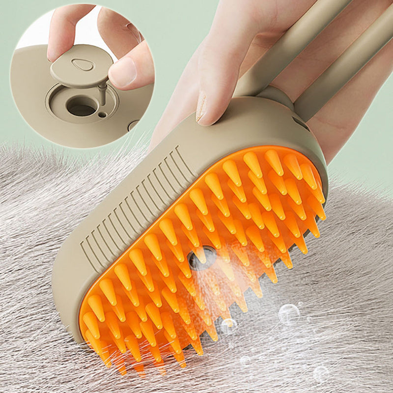 3 in 1 Cat Steam Brush - Pet Grooming Electric Hair Comb