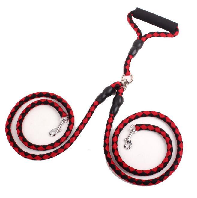 Double-Ended Traction Rope For Walking The Dog - Double Dog Collar Leash