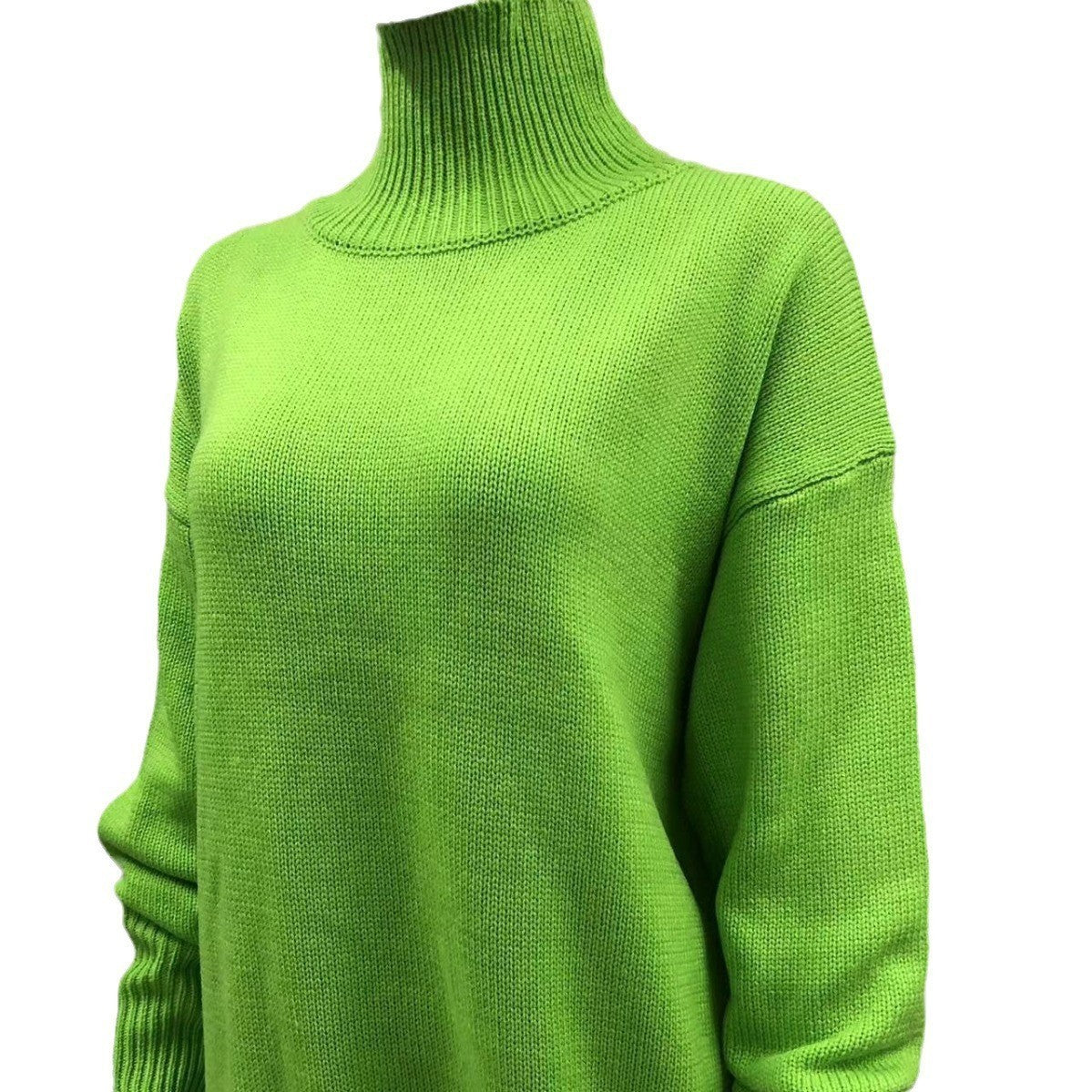 Women's Long-Sleeved Pullover Solid Colour Sweater