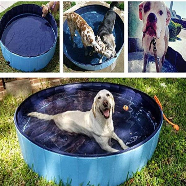 Foldable Pet Swimming Pool For Pet Bath - Also Suitable For Large Dogs