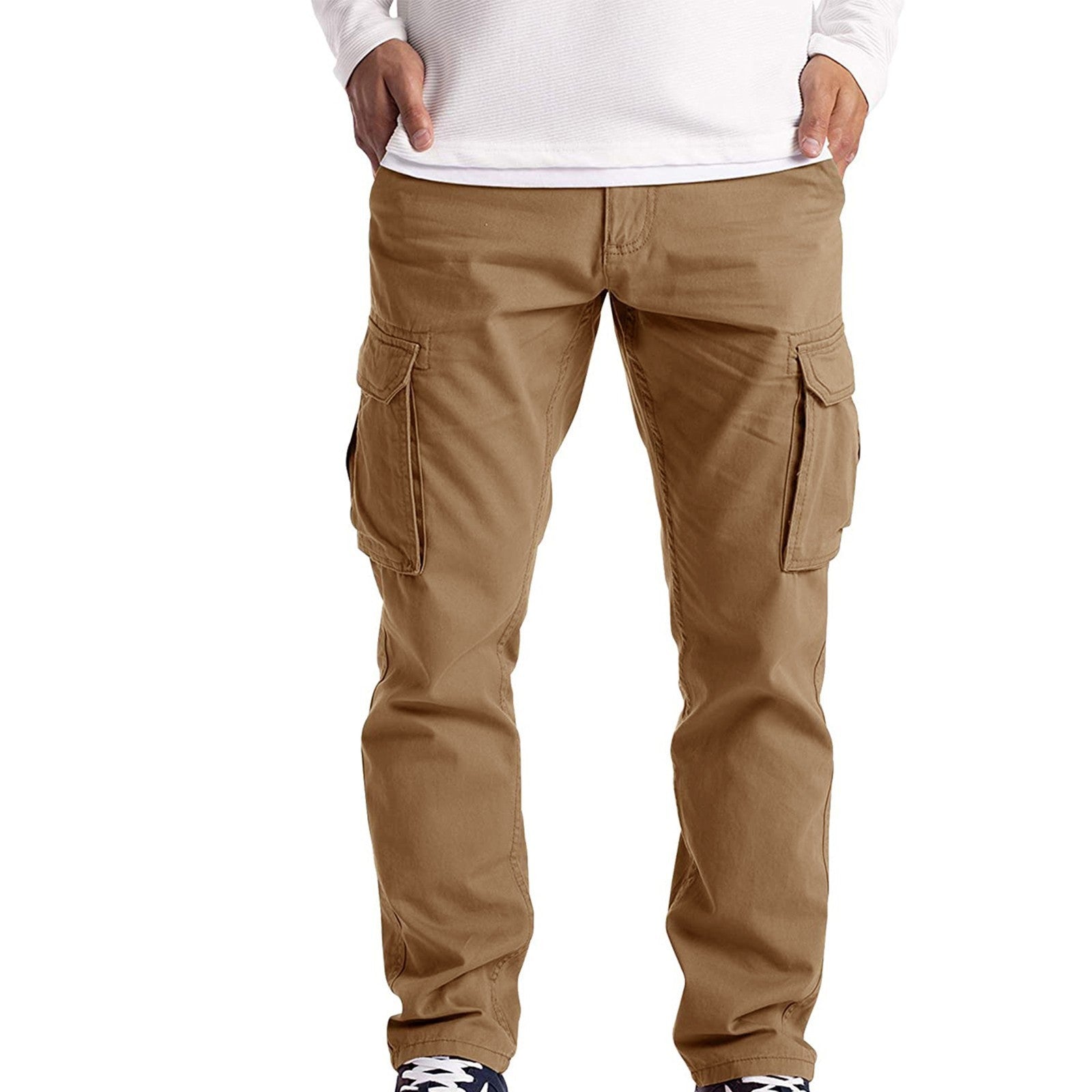 Casual Youth Overalls Straight-Leg Pants For Men