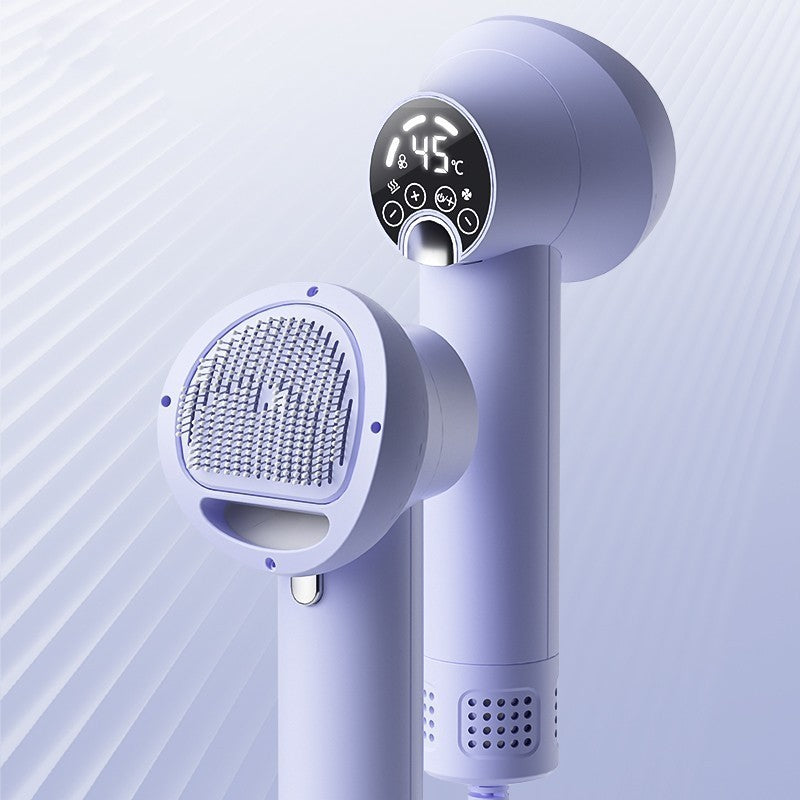 Smart Pet Hair Dryer Integrated With Intelligent Blowing and Combing Feature - Silent And Unharmful Cat Hairdressing Machine