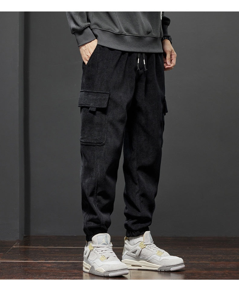 Men's Ankle-Tied Trousers - Sports Pants