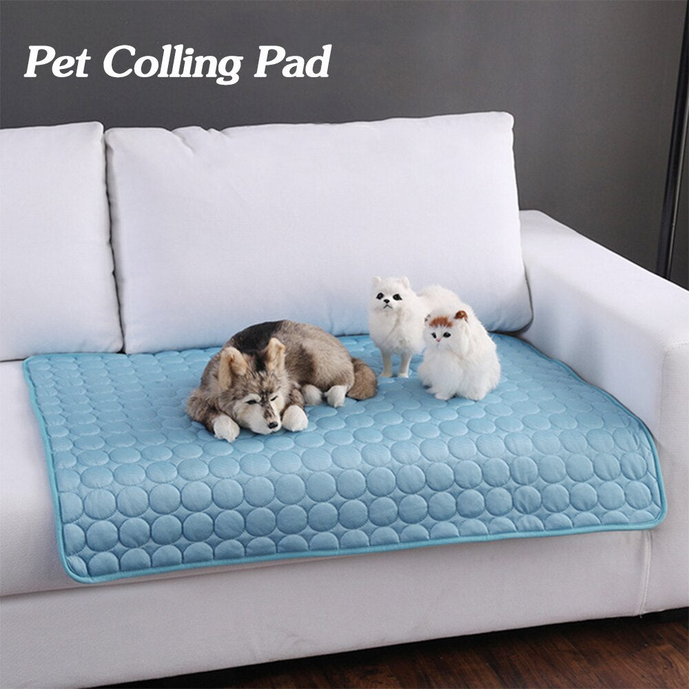 Pet Ice Silk Cold Nest Pad For Cooling In Summer - Suitable for Dogs And Cats